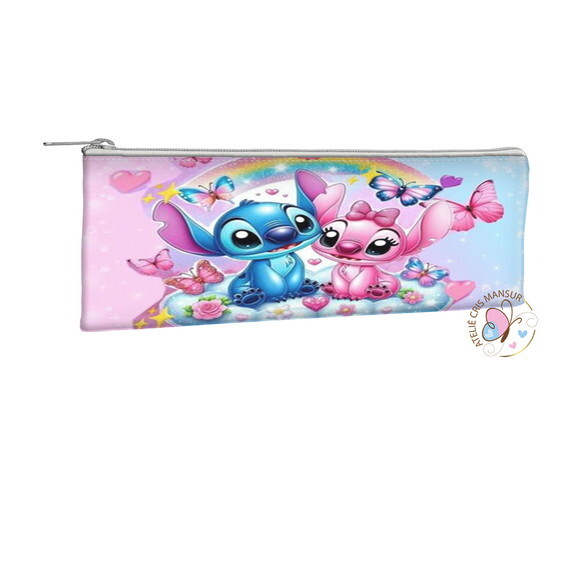 Stich - Estojo Slim Personalizados 19 x 7