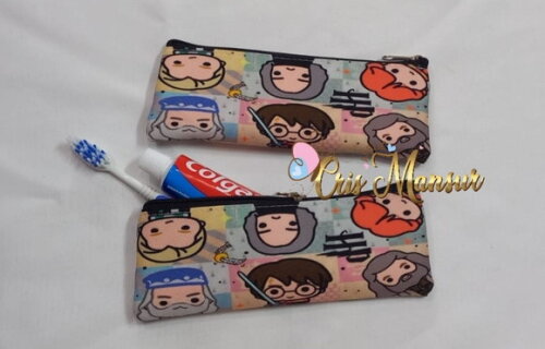 Estojo Slim Personalizado Harry Potter Porta Higiene Bucal