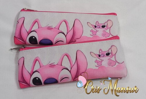Estojo Slim Personalizado Stitch - Porta Higiene Bucal