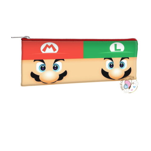 Estojo Slim Personalizados 19 x 7 - Tema Mário Bros