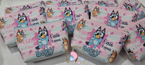 Lembrancinha Bluey - Necessaire Personalizada