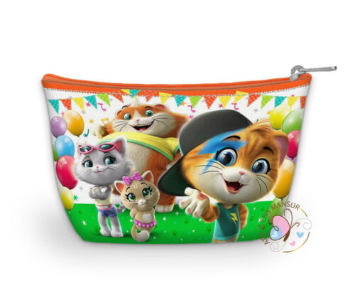 Lembrancinha Necessaire Personalizada - Tema 44 Cats