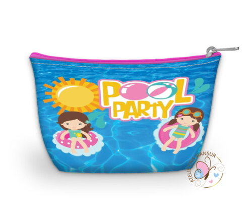 Lembrancinha Necessaire Personalizada - Tema Pool Party