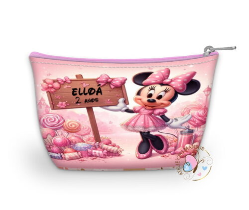 Minnie Confeitera - Necessaire Personalizada