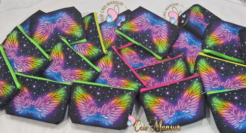 Necessaire Asas Neon