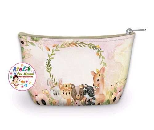 Necessaire Bosque encantado Aquarelado