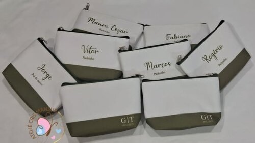 Necessaire Padrinho de Casamento - Verde Oliva