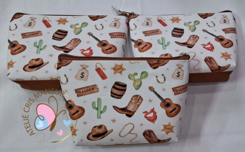 Necessaire Personalizada - Tema Boiadeira