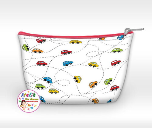 Necessaire Personalizada - Tema Carrinhos