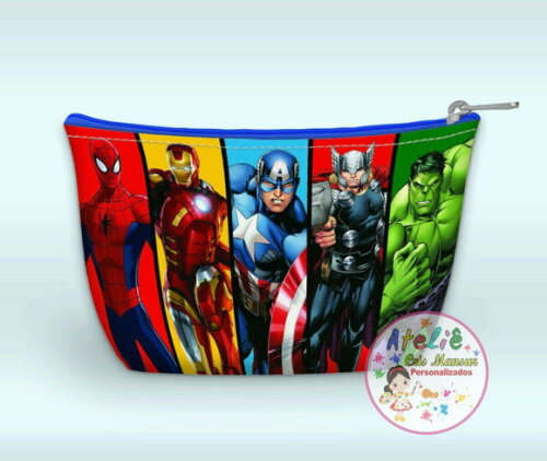 Necessaire personalizada - tema herois