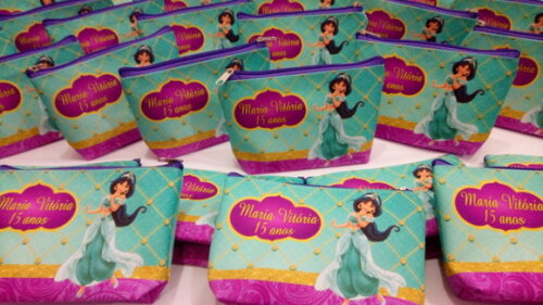 Necessaire Personalizada - Tema Jasmine Aladim