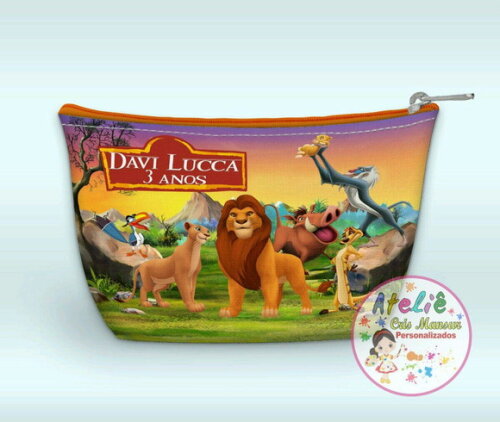 Necessaire Personalizada - Tema Rei leão