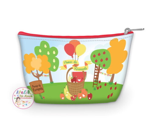 Necessaire personalizada -Tema Pomar
