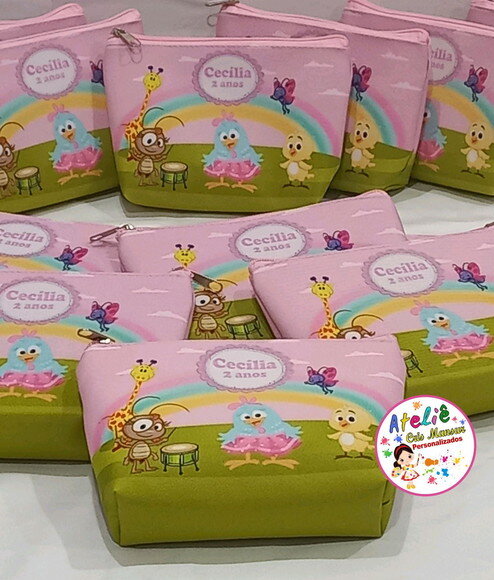 Necessaire Personalizada Galinha Pintadinha