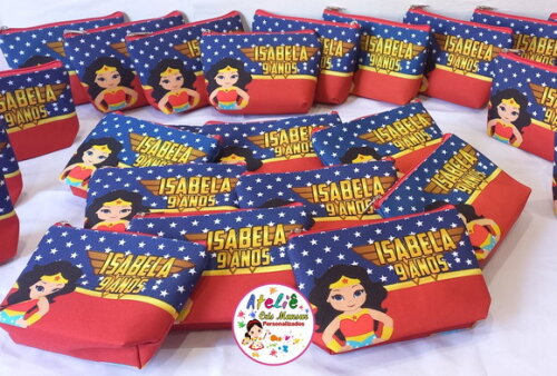 Necessaire Personalizada Mulher Maravilha Cut