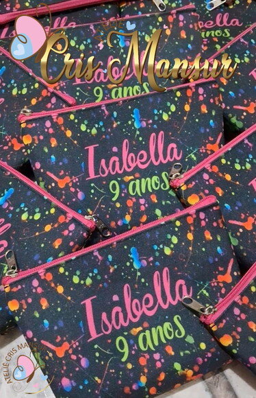 Necessaire Personalizada Neon