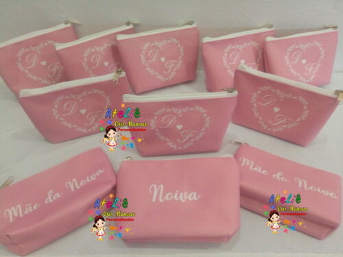 Necessaire personalizada Para madrinha de Casamento