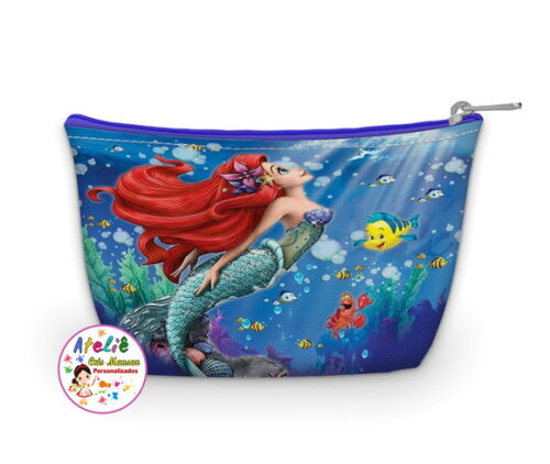 Necessaire personalizada Pequena sereia