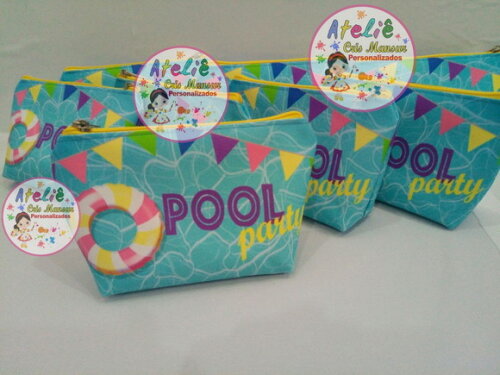 Necessaire personalizada pool Party