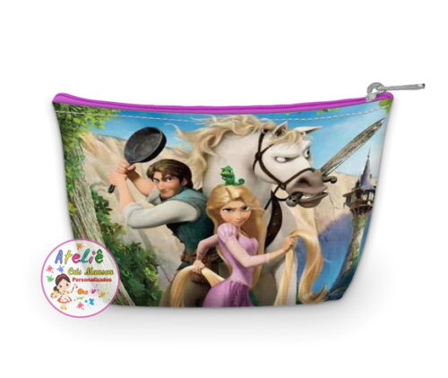 Necessaire personalizada Rapunzel Enrolados