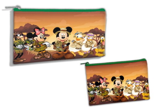 Necessaires Slim + Porta Moeda Personalizada Mickey Sáfari