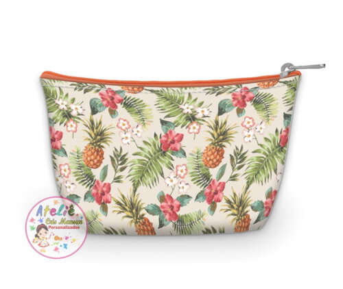Necessarie Personalizada Abacaxi Floral