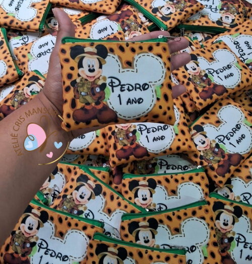 Porta Moeda Mickey Sáfari
