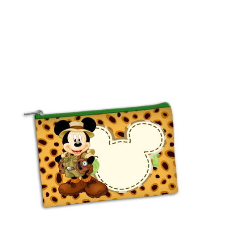 Porta Moeda Personalizado Mickey Sáfari