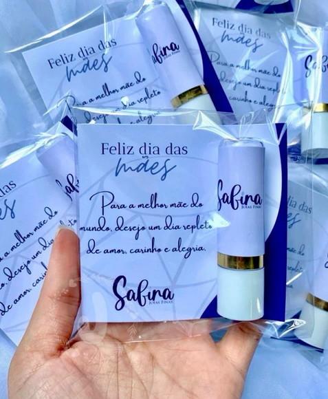 20 Batom Manteiga de Cacau + Cartão Personalizado