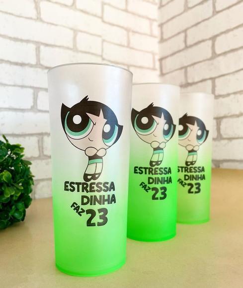 20 Copos Long Drink Degrade - Copos Personalizado