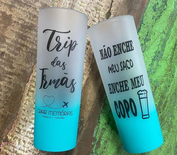 20 Copos Long Drink Degrade - Copos Personalizado