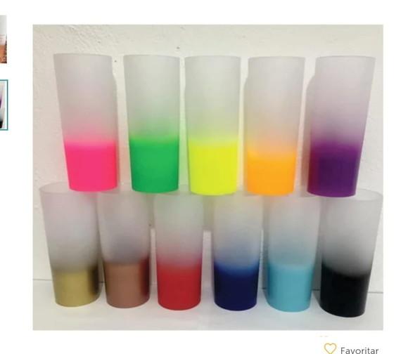 20 Copos Long Drink Degrade - Copos Personalizado
