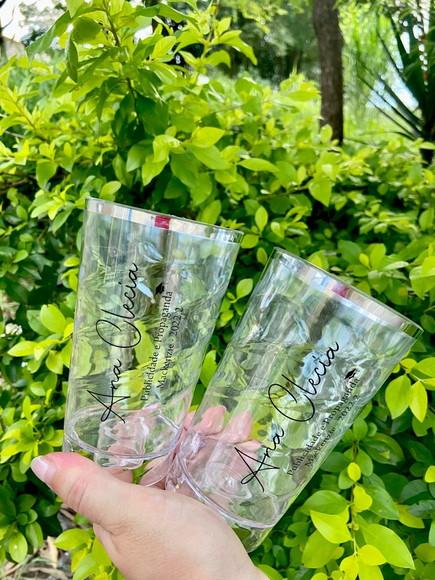 20 Copos Twister 500 ml com Borda Metalizada
