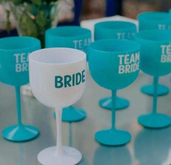 20 Taças Team Bride + 1 Taça Gin Bride