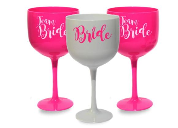20 Taças Team Bride + 1 Taça Gin Bride