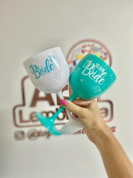 21 Taças Team Bride + 1 Taça Gin Bride