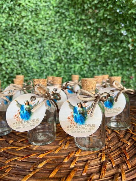 30 Garrafinhas de Vidro 20 ml - Lembrancinha Dia das Mães