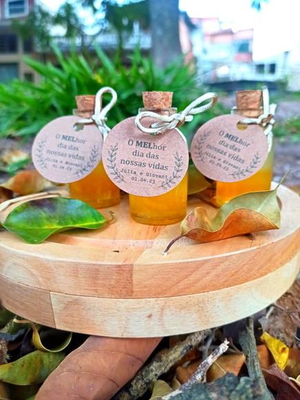 30 Garrafinhas de Vidro 20 ml - Lembrancinha para Casamento