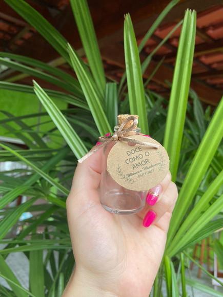 30 Garrafinhas de Vidro 30 ml - Lembrancinha para Casamento