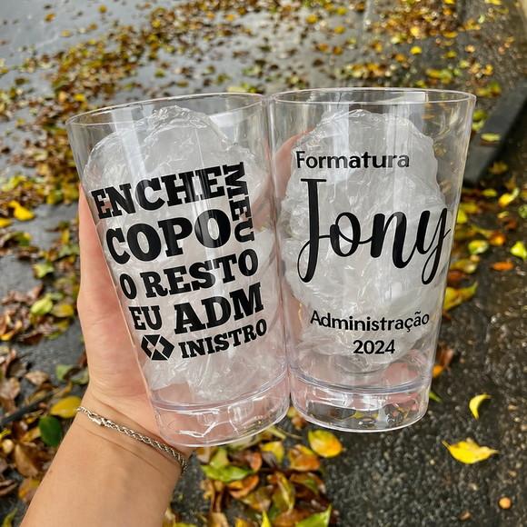 40 Copo Twister 500 ml - Formatura e 60 Adesivos