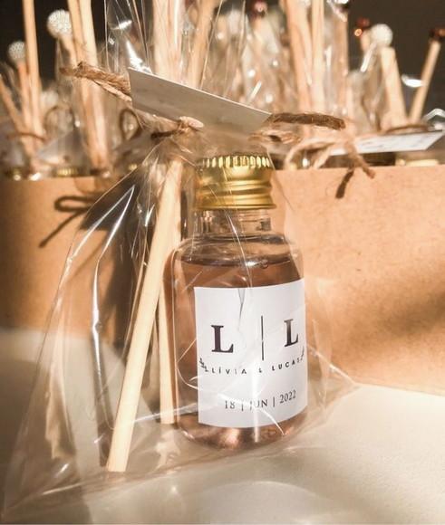 50 Lembrancinhas Aromatizador de Ambiente - Casamento