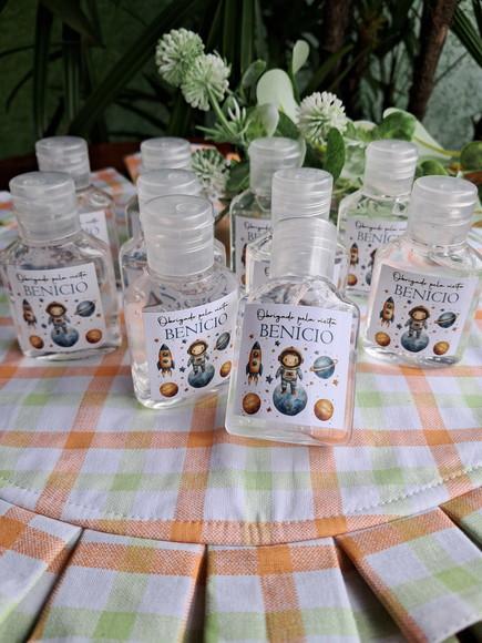 Alcool em Gel Personalizado- Lembrancinha Maternidade