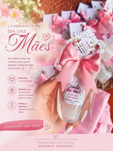 Bisnaga com Sabonete Liquido - Mimo Dia das Mães