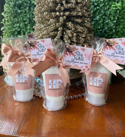 Bisnaga de Creme Hidratante- Lembrancinha para Natal