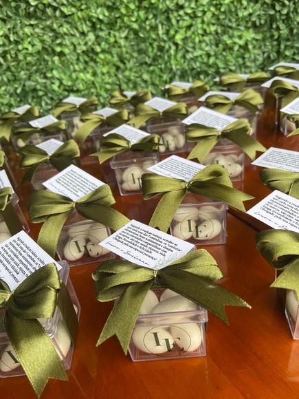 Caixinha com Amêndoas - Lembrancinha para Casamento