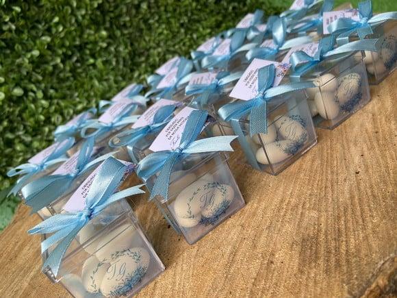 Caixinha com Amêndoas - Lembrancinha para Casamento