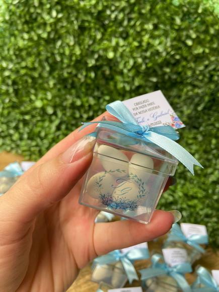 Caixinha com Amêndoas - Lembrancinha para Casamento