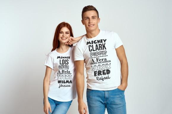 camiseta casal
