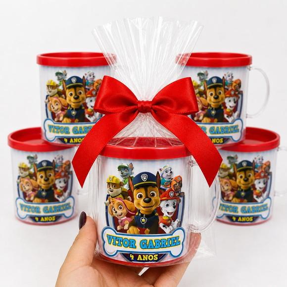 Caneca Acrílica - Lembrancinha Infantil Patrulha Canina