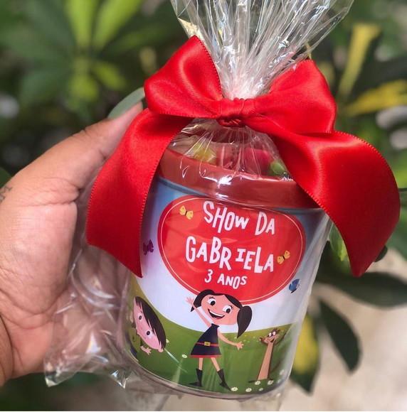 Caneca Acrilica Rosqueável - Lembrancinha Infantil
